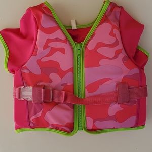 Toddler safety swim vest, swim training accessory